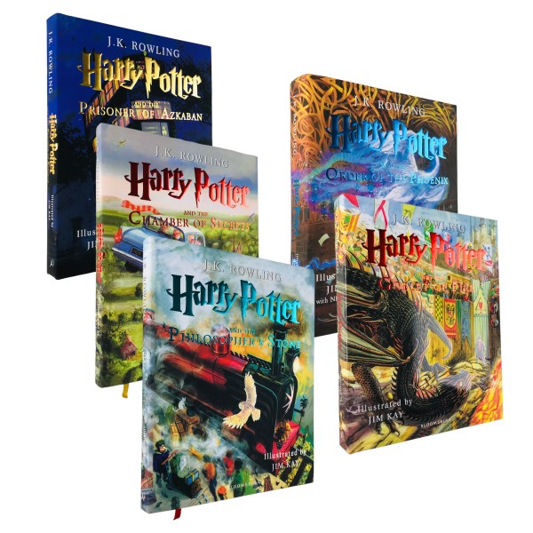 Harry Potter. 5 Books Collection: Illustrated Edition