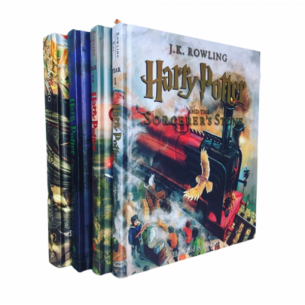 Harry Potter. 4 Books Collection: Illustrated Edition