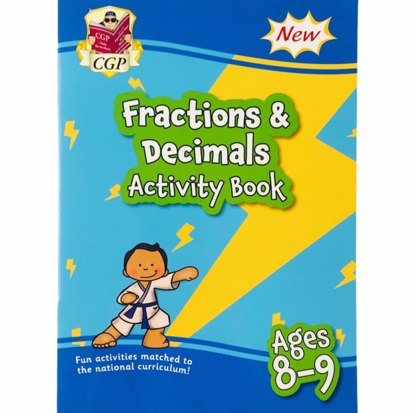 Fractions & Decimals Maths Activity Book for Ages 8-9