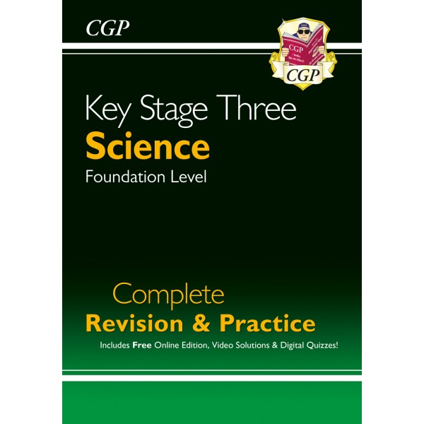 KS3 Science Complete Revision & Practice – Foundation (inc. Online Edition, Videos & Quizzes)