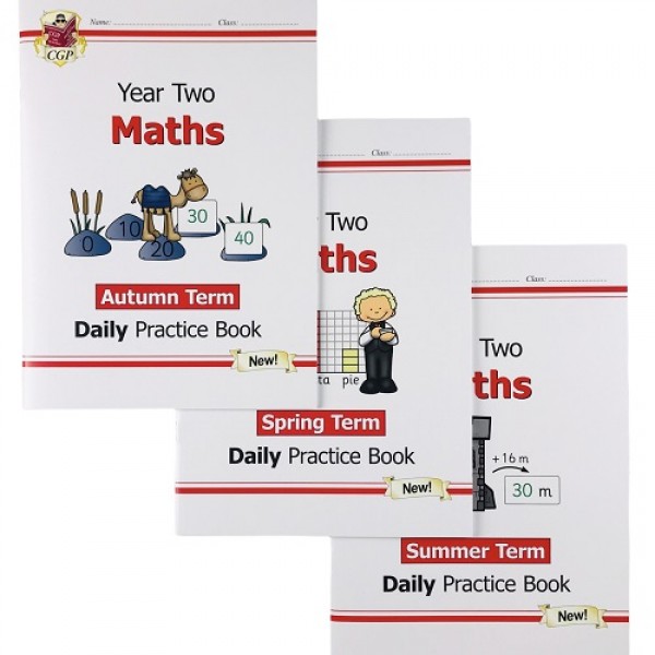 KS1 Maths Daily Practice Book Bundle: Year 2 - Autumn Term, Spring Term & Summer Term