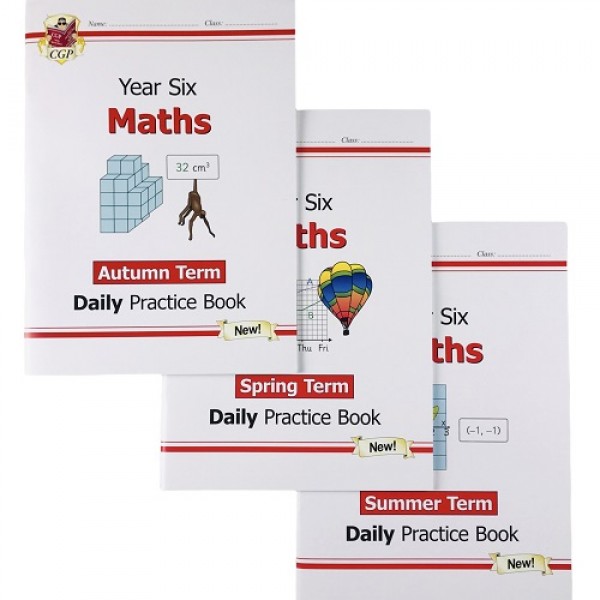  KS2 Maths Daily Practice Book Bundle: Year 6 - Autumn Term, Spring Term & Summer Term