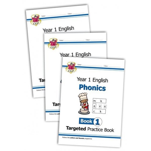 Phonics Targeted Practice Book Bundle  - Year 1 Books 1-3