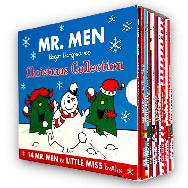 Mr. Men and Little Miss Christmas Collection 14 Books