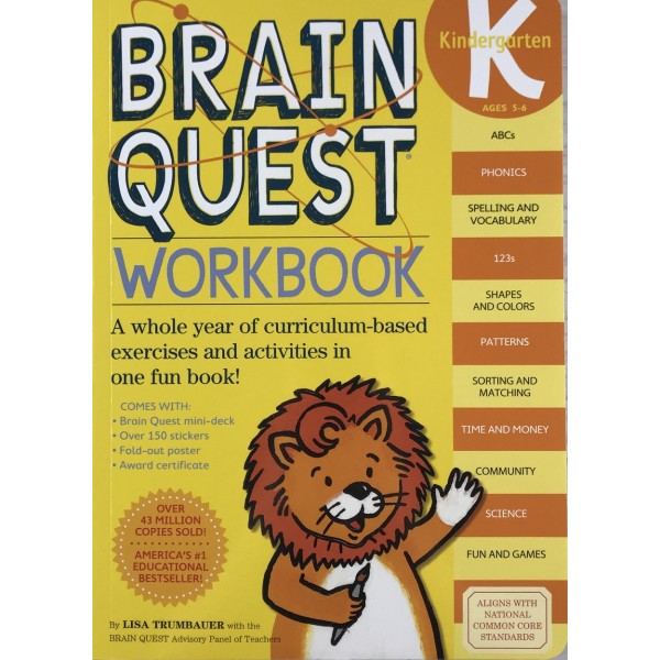 Brain Quest Workbook, Grade K