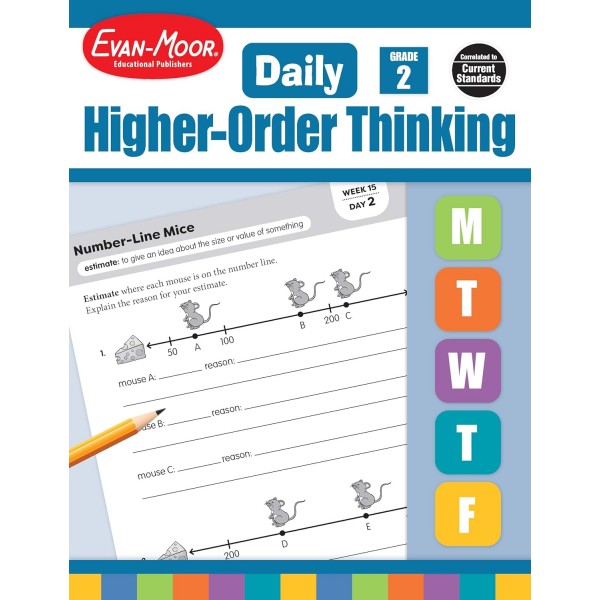 УЦЕНКА. Evan Moor Daily Higher-Order Thinking, Grade 2