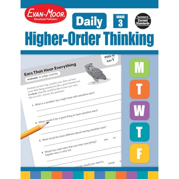 УЦЕНКА. Evan Moor Daily Higher-Order Thinking, Grade 3