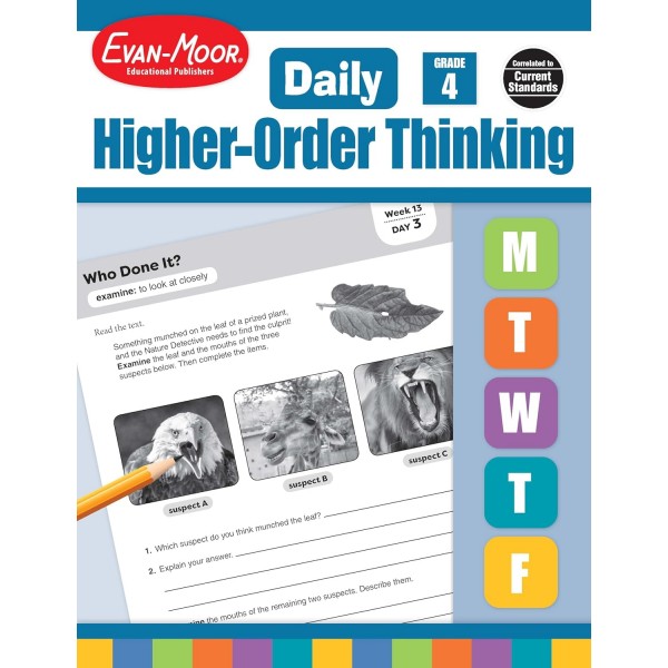УЦЕНКА. Evan Moor Daily Higher-Order Thinking, Grade 4