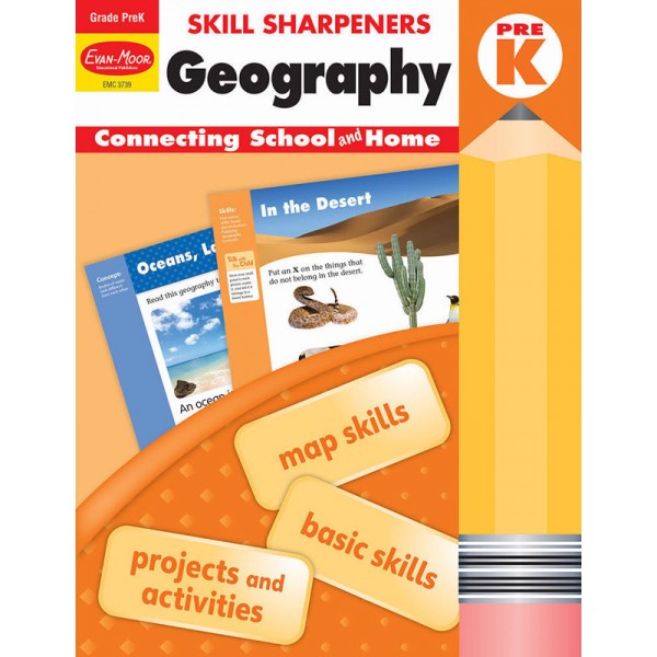 Skill Sharpeners Geography, Grade PreK