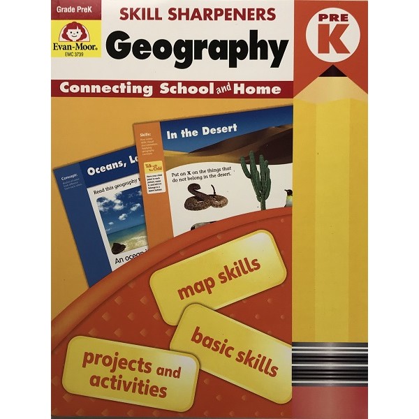 Skill Sharpeners Geography, Grade PreK