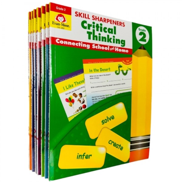 Skill Sharpeners 7 Books Collection, Grade 2