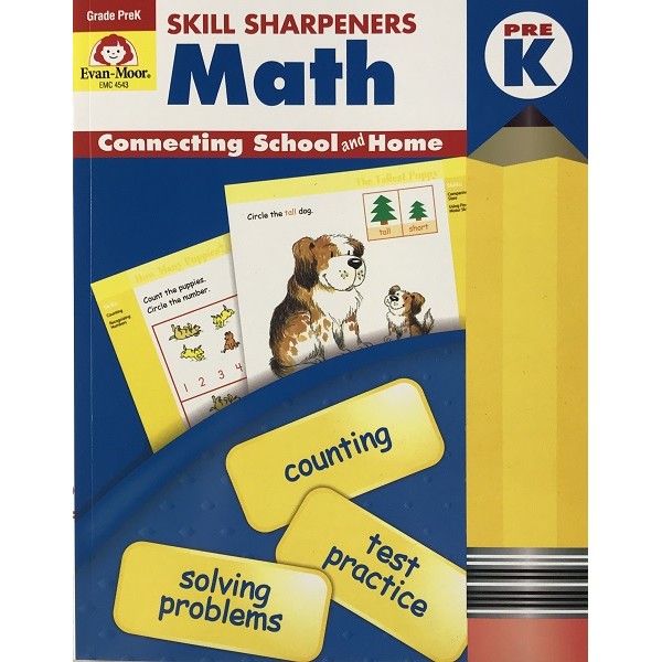 Skill Sharpeners Math, Grade PreK