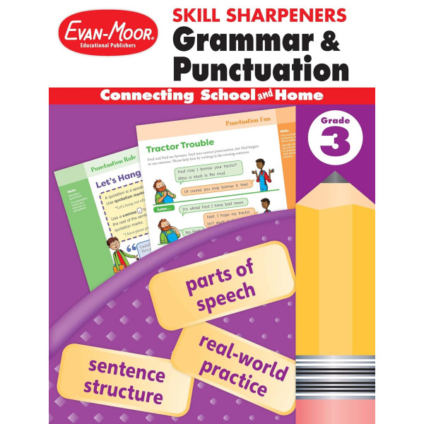 Skill Sharpeners Grammar and Punctuation, Grade 3