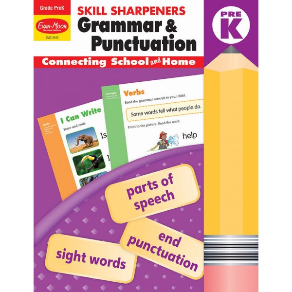 Skill Sharpeners Grammar and Punctuation, Grade PreK