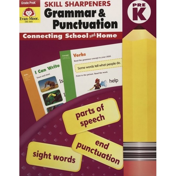 Skill Sharpeners Grammar and Punctuation, Grade PreK