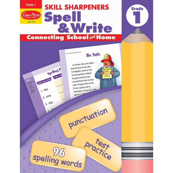 Skill Sharpeners Spell & Write, Grade 1