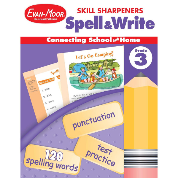 Skill Sharpeners Spell & Write, Grade 3