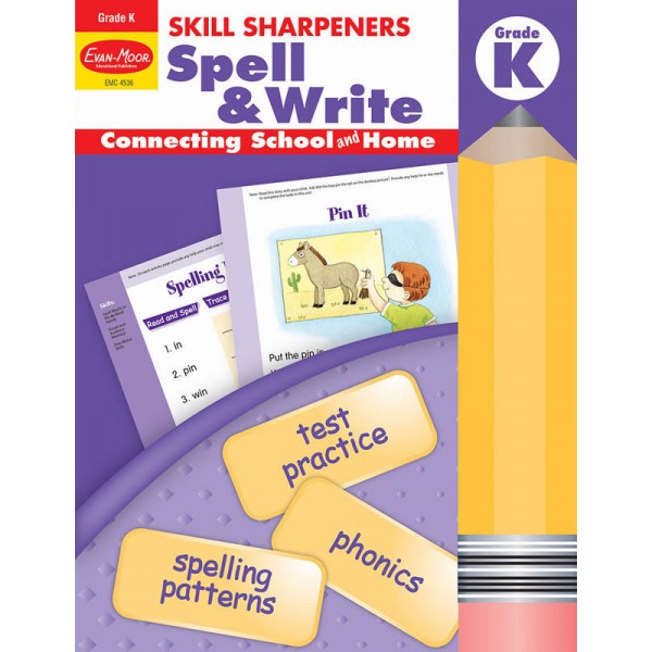 Skill Sharpeners Spell & Write, Grade K