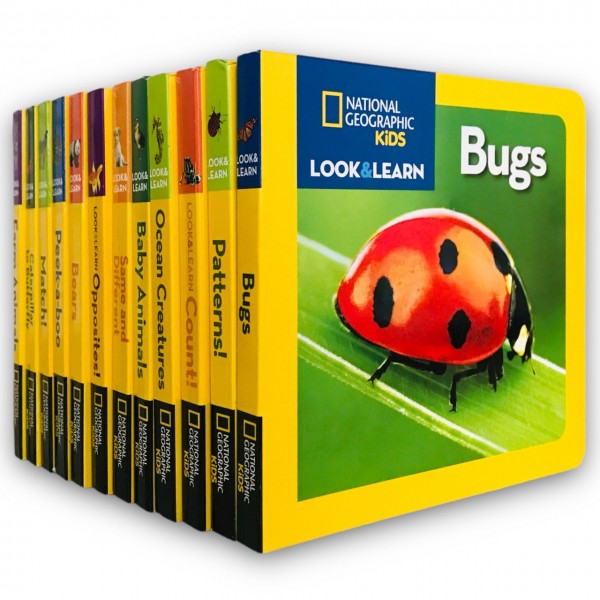 National Geographic Kids: Look and Learn. 12 Books Set