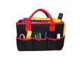 Teacher's Handbag. Portable Storage Organizer. Black/Red