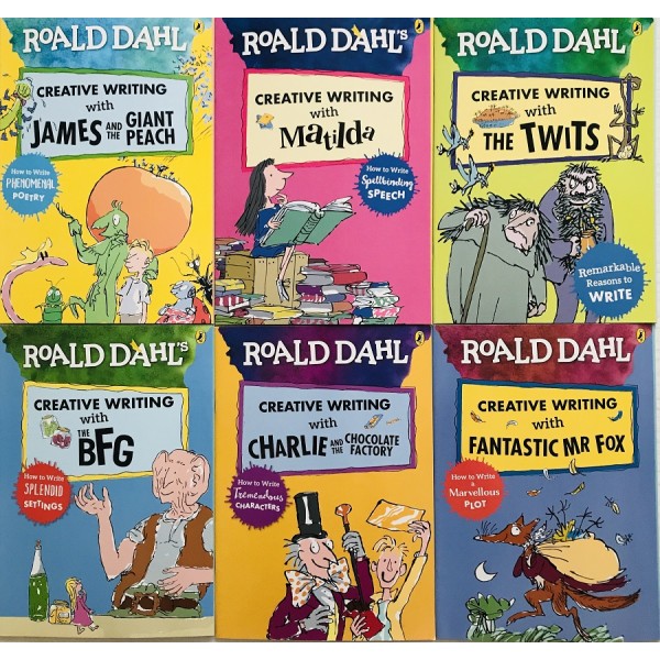 Creative Writing Roald Dahl 6 books Collection