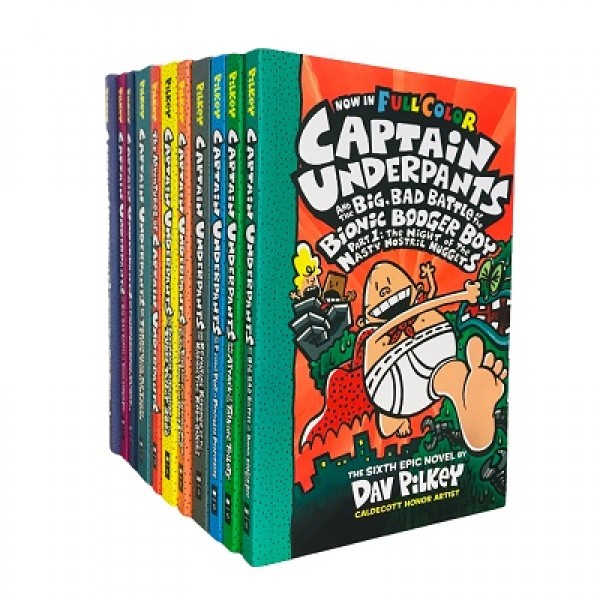 Captain Underpants 11 Books Set