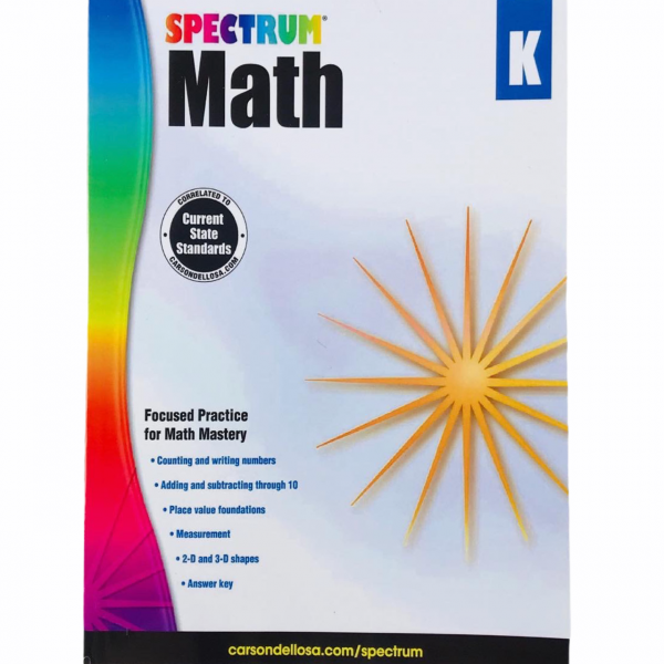 Spectrum Math Kindergarten