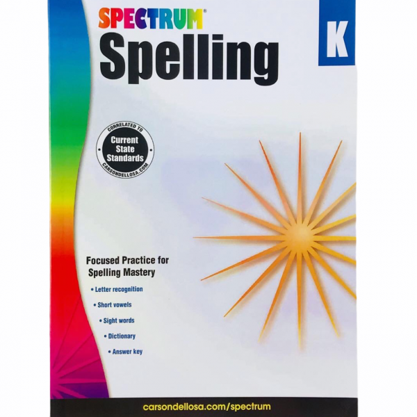 Spectrum Spelling Kindergarten