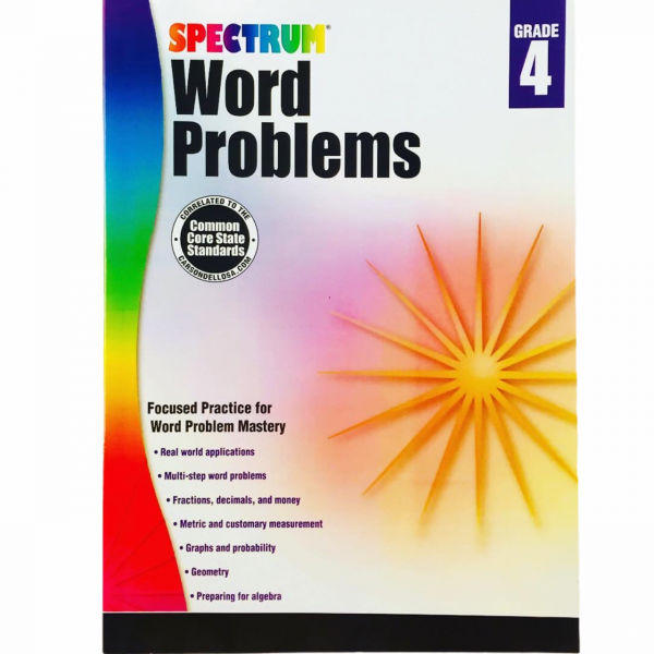 Spectrum Word Problems. Grade 4