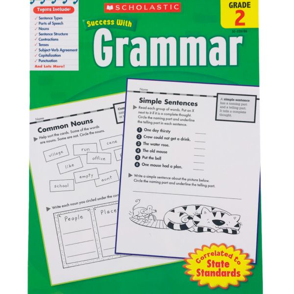 Scholastic Success with Grammar Grade 2