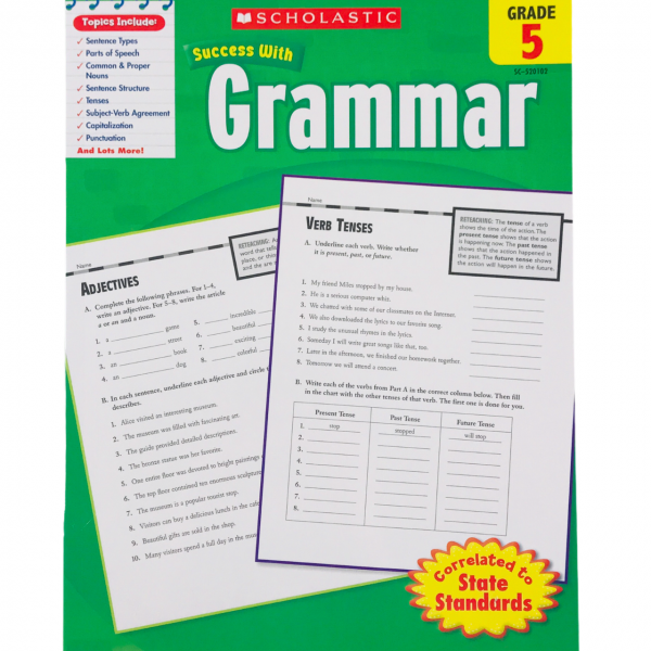 Scholastic Success with Grammar Grade 5