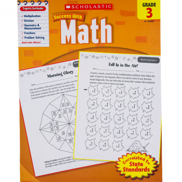 Scholastic Success with Grammar Math 3