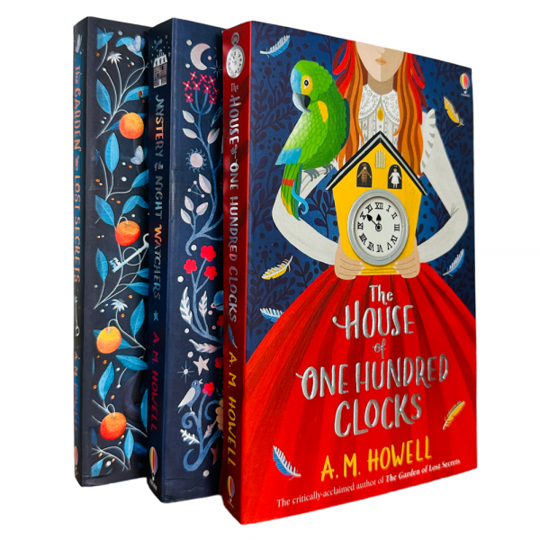 A M Howell 3 Books Collection Set (The House of One Hundred Clocks, The Garden of Lost Secrets, Mystery of the Night Watchers)